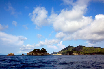 Felsen vor der Insel Siko