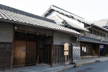 Old house in Arimatsu on Tokaido Road