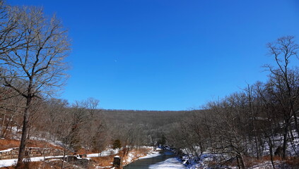 river in winter