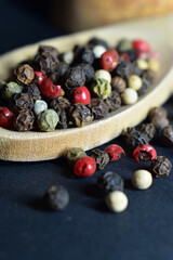 black and red pepper