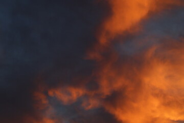 The golden hour, a beautiful sky