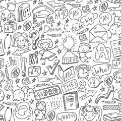 Young kids. School children. English courses. English language.