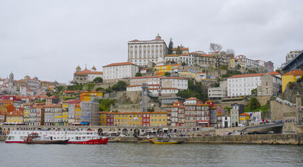 Fototapeta na wymiar Porto, Portugal - View of the city of Porto.