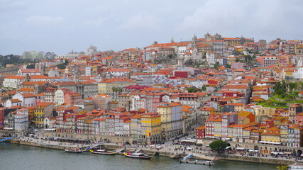 Fototapeta na wymiar Porto, Portugal - View of the city of Porto.