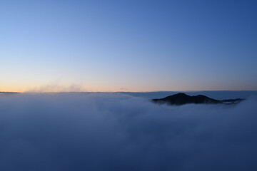 Sea of clouds in early morning