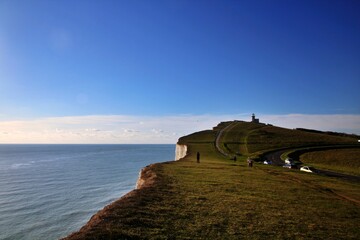 view from the top of a cliff
