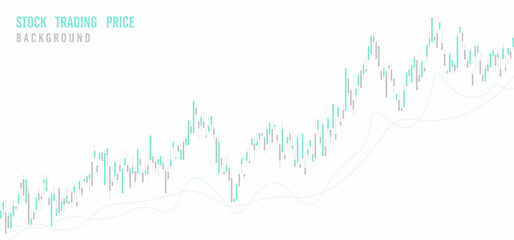 Abstract trading stock template design of formal form template. Copy space of text for writing messages detail. illustration vector