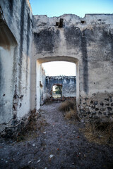 Fototapeta premium ruins of an ancient chapel