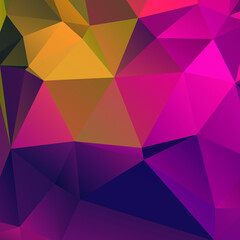 Abstract Color Polygon Background Design, Abstract Geometric Origami Style With Gradient