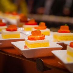 Japanese Food in a Cocktail Party