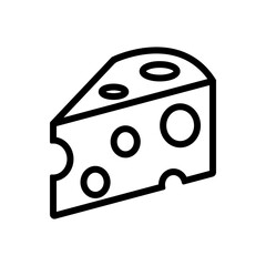 cheese food icon vector