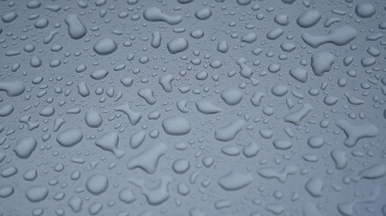 drops of water on the window