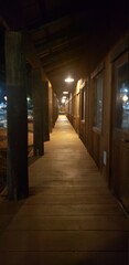 Fototapeta na wymiar corridor at night