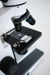 Fototapeta na wymiar microscope, biology, education, magnification device, medical research