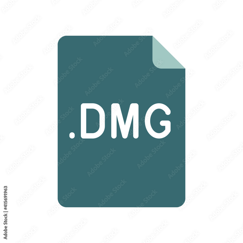 Poster mdg file format flat icon. linear style sign for mobile concept and web design. simple color symbol.