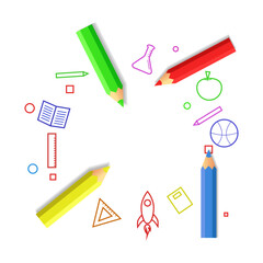 Painting pencil vector