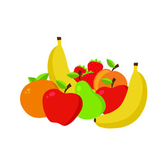 Various fruits vector
