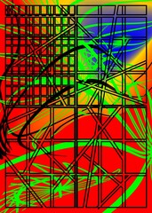 abstract background with squares - Lilleaker 