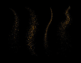 Abstract particle line vector