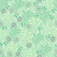 Creative grass flowers vector