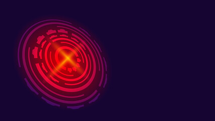 Abstract background with circles . 