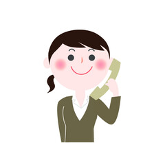 Call customer service vector