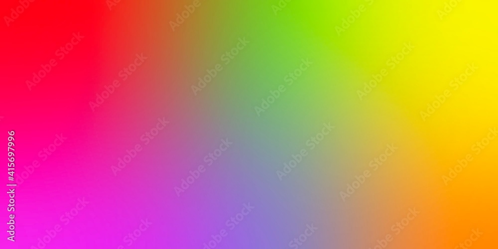 Wall mural abstract blurred gradient background in bright colors. colorful smooth illustration