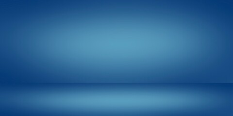 Blue background for display your products ,illustration wallpaper