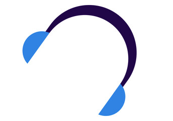 Headphone vector illustration