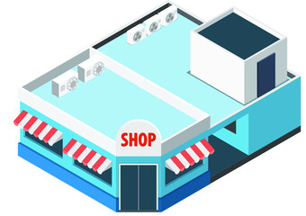 Shop vector design illustration