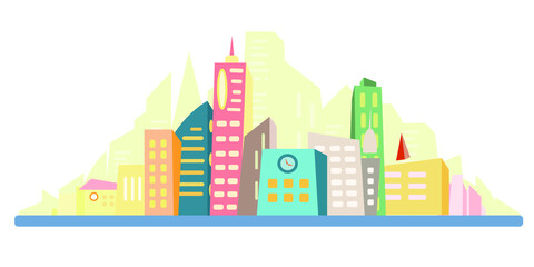 City building vector design illustration