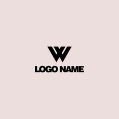 w letters logo design