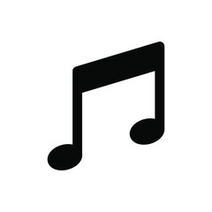 Music audio icon vector graphic illustration