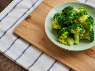 신선한 유기농 채소 녹색 브로콜리
