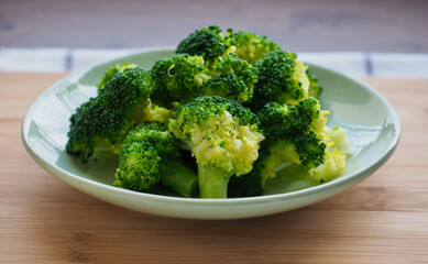 신선한 유기농 채소 녹색 브로콜리
