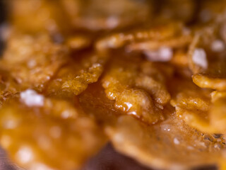 Close up of breakfast cereal