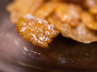 Close up of breakfast cereal
