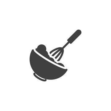 mixing bowl with whisk, cooking clip art preview