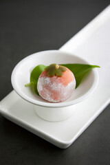 Korean traditional food, glutinous rice cake (Chapssaltteok)