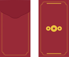 vector illustration of angpao design for Chinese New Year