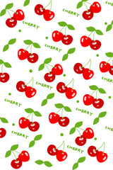 Hand painted small fresh fruit cherry living room carpet