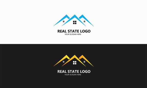 Real state logo design for commercial use logo design
