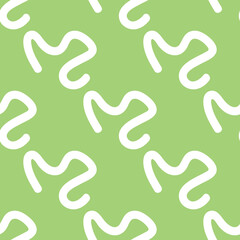 Fototapeta na wymiar Vector seamless texture background pattern. Hand drawn, green, white colors.