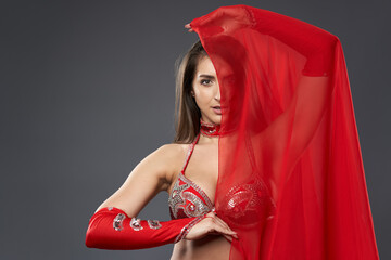 Arabic lady belly dancer