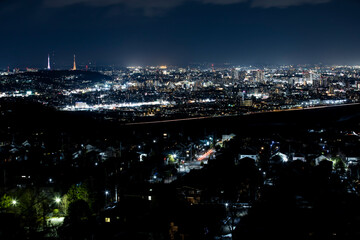 那智が丘からの夜景　仙台