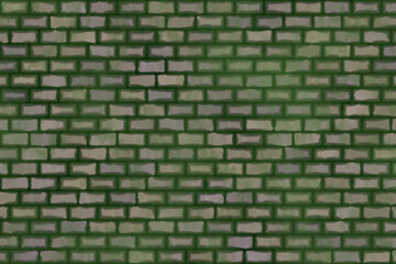 mossy walls brick