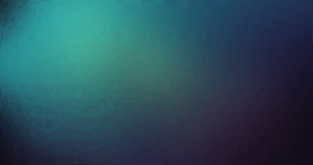 Obraz premium Nice colorful dark blue green gradient low poly geometrical 4K HD background, Glass triangle polygon pattern great as a wallpaper, design template, flyer, presentation. Vector illustration.