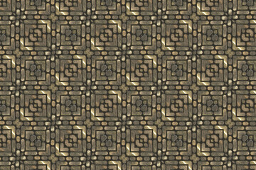 STONE TILE FLORAL AND DIES PATTERN