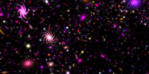 night galaxy and stars background