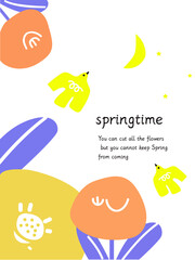 Flower decorative painting vector design